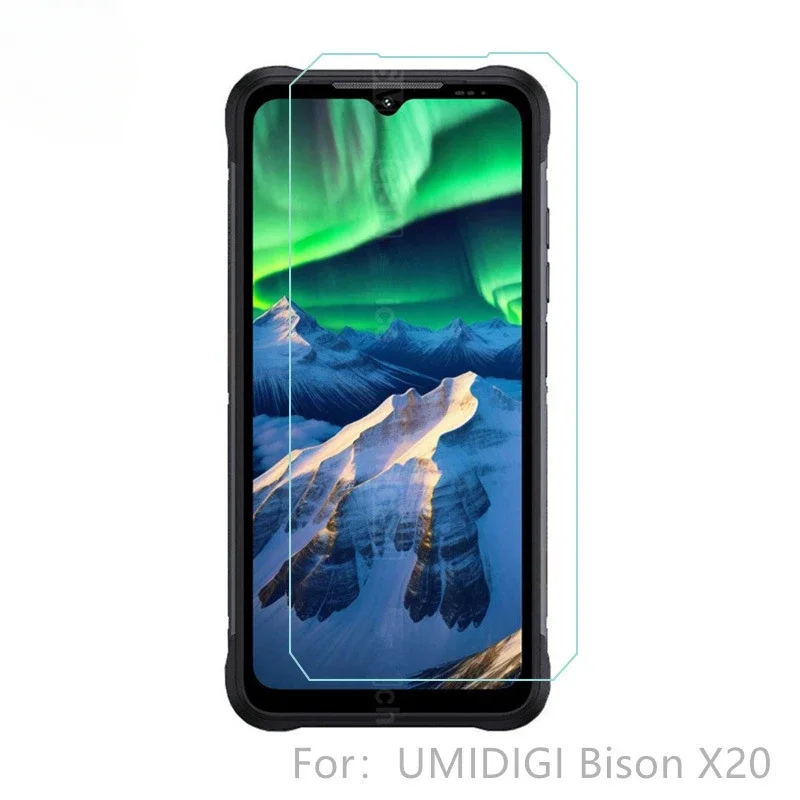 For Umidigi Bison X20 Tempered Glass Original Premium 2.5D Screen Protector Film For Bison X20 Protective Glass Film