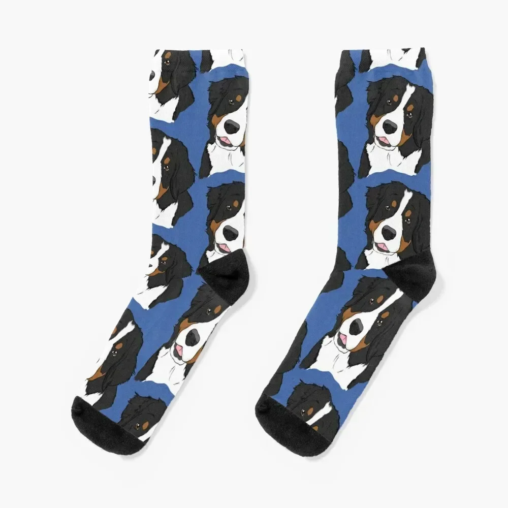 

Bernese Mt. Dog Socks custom sports new year hockey Socks Man Women's