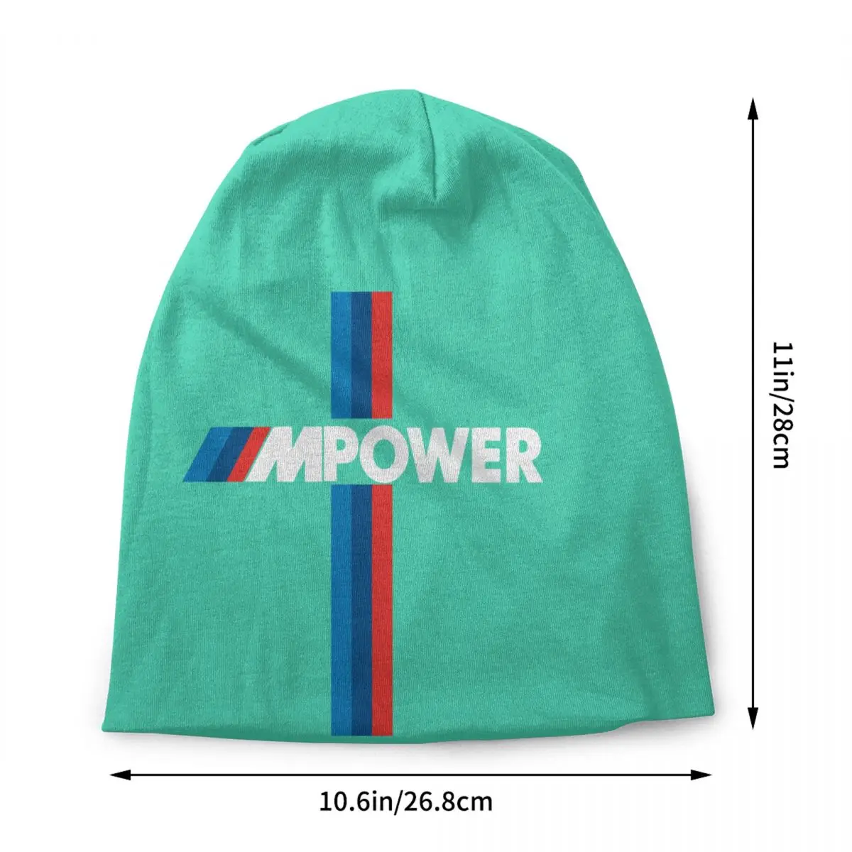 Custom Sport Car M Powers Bonnet Hats Street Knitting Hat For Women Men Autumn Winter Warm Skullies Beanies Caps