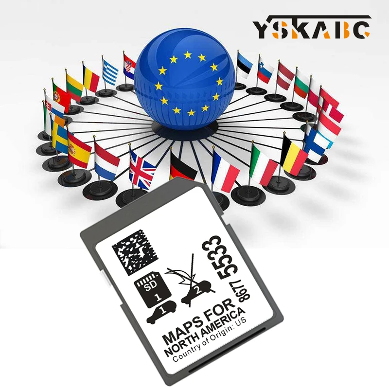 

Sat Nav 8GB Maps USA CAN MEX SD Card 2023 for Cadillac Chevrolet GMC Vehicle GPS Update Navi Software Navigation 8677-5533