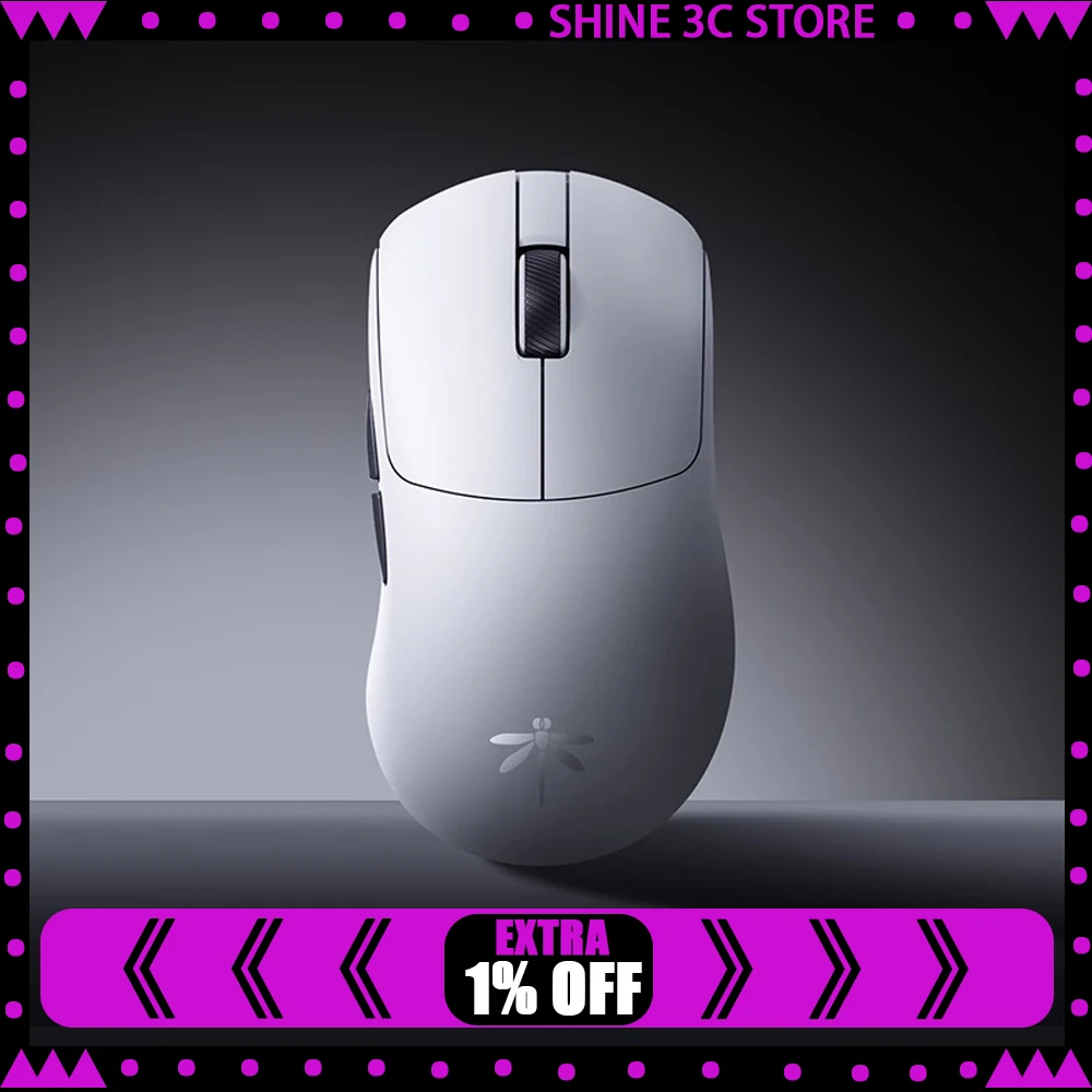 

VGN Dragonfly Y2 Wireless Mouse Tri Mouse Mouse Paw3395 Paw3950 8000Hz Lightweight Gaming Mice PC Accessories for CS Valorant