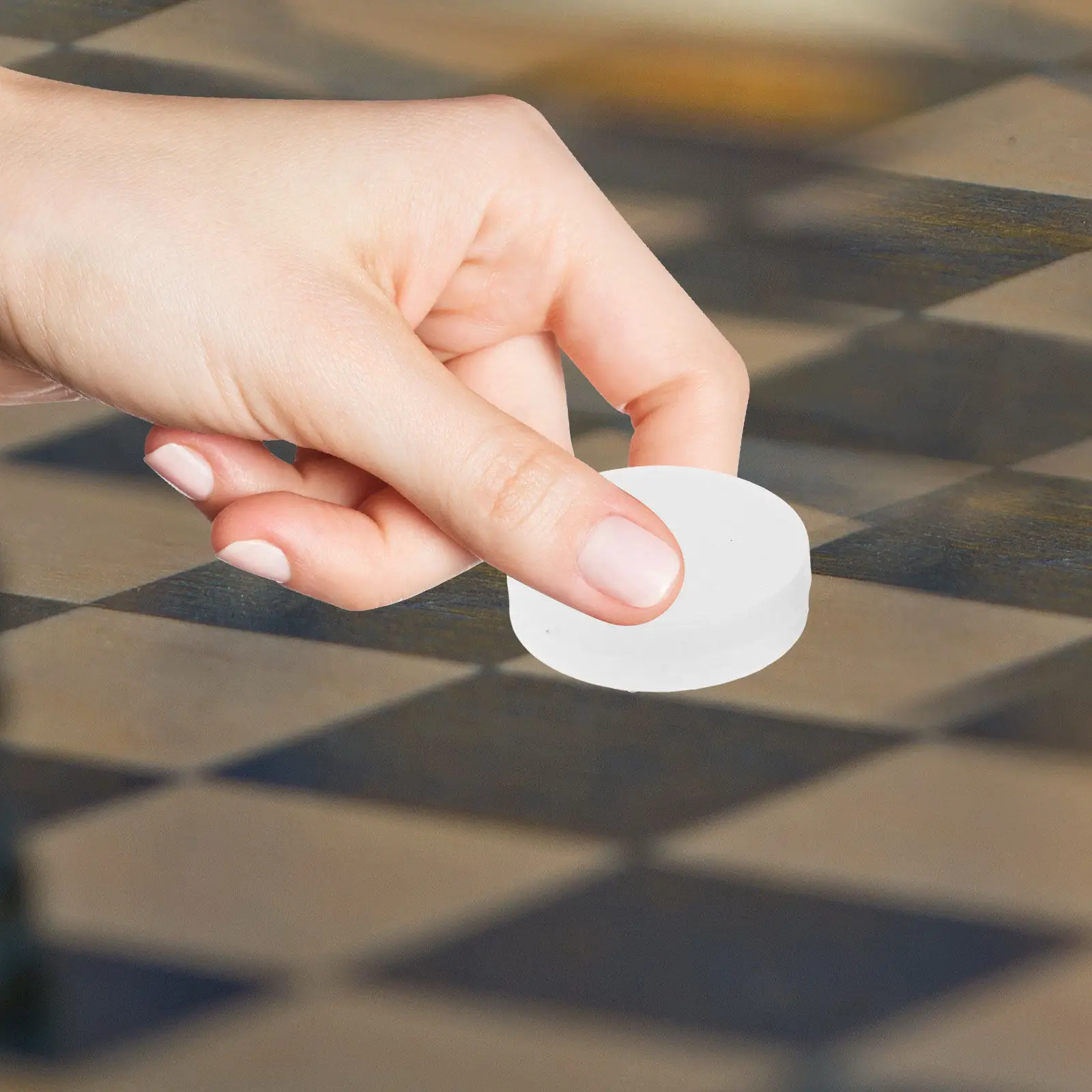 

30Pcs Plastic Checkers Pieces Round Board Game Accessories Robust Construction Endless Entertainment Portable Compact for Chess