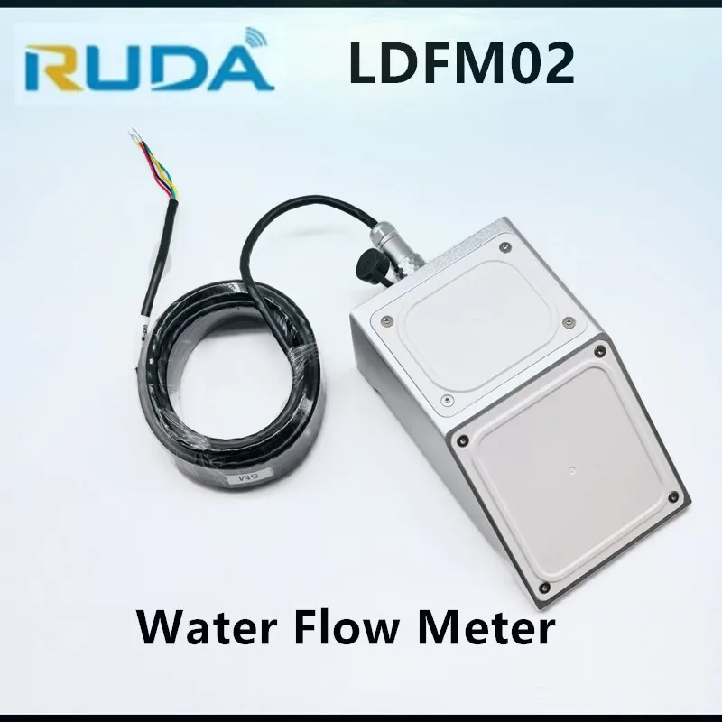 Bluetooth Non-Contact Low Power High Precision 80GHz Radar Electronic Flow Meter for Open Channels ,River Flow Monitoring