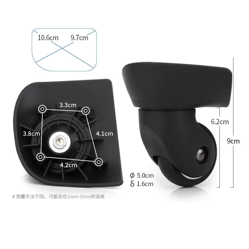 Suitcase Wheels Replacement V22 U25 D-256 JD-873 JY-102 JY102 Samsonite Accessories Trolley Repair Parts Luggage Universal Wheel