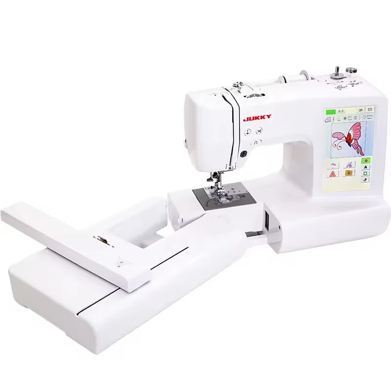 Hot Selling 12 Needle Portable Embroidery Machine New Commercial Mini Computerized Machine for Home Use Bearing Motor Core
