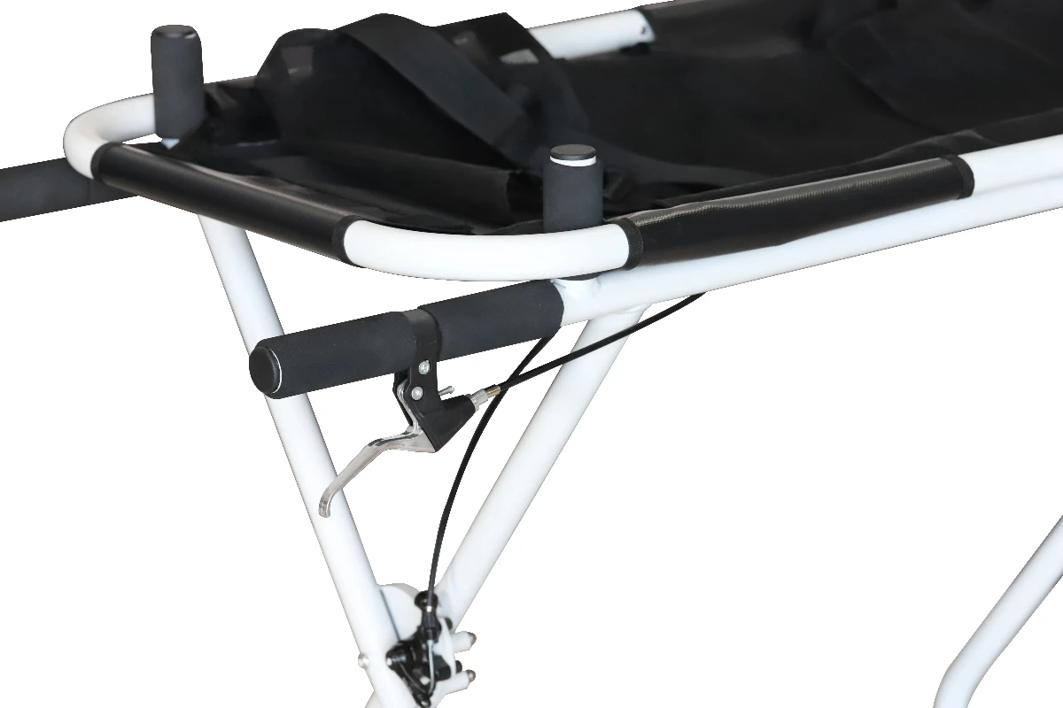 FT-836 Light Weighted Emergency Trolley X Shaped Quick Folding Table Veterinary Transportation Table