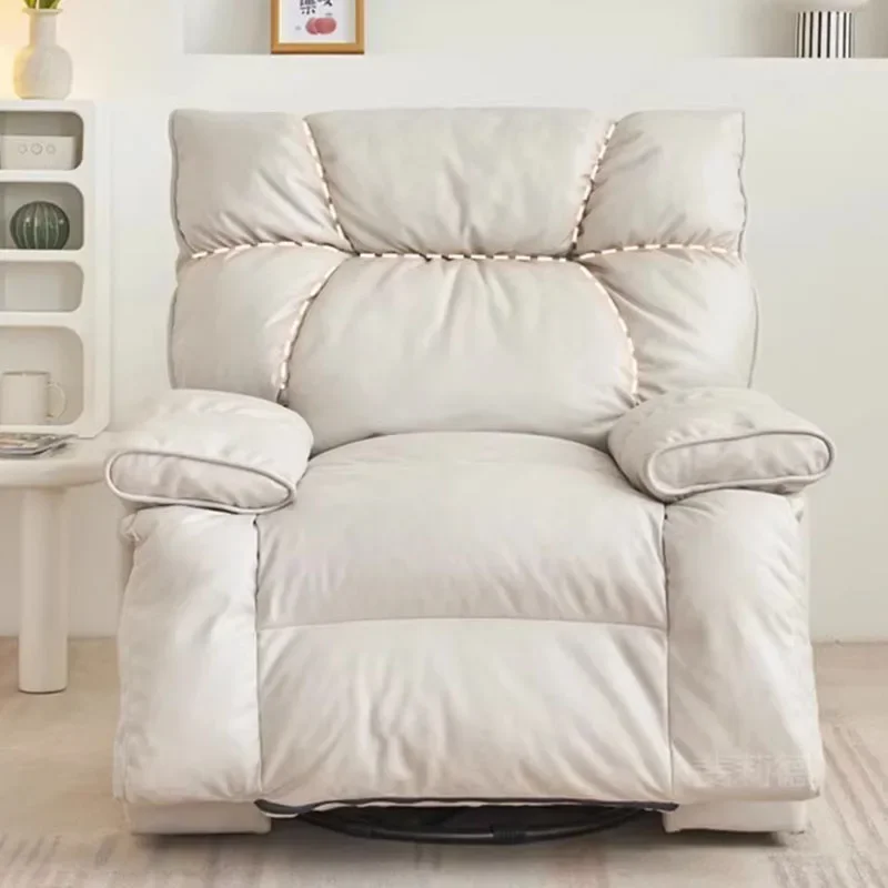 صالون شخص أريكة استرخاء حديثة بسيطة بيضاء الشمال أريكة فردية مصمم مريح ما بعد الحداثة Sillon Cama أثاث الفندق #4