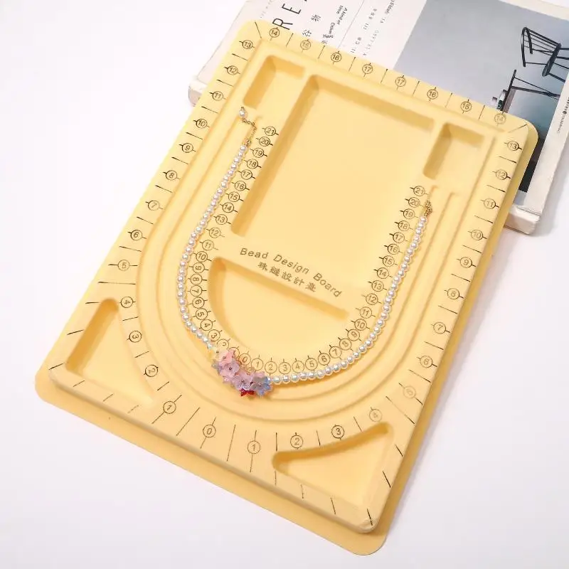 Colorful Bead Board For Bracelet Necklace Tray Beading Accessories Measuring Tools Crafts For DIY Jewelry Making