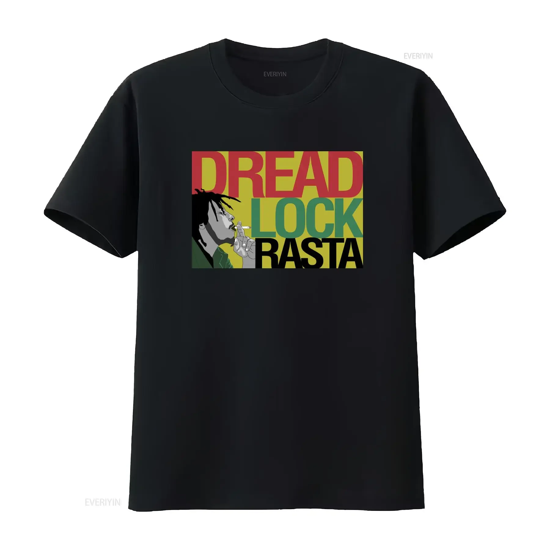 DREAD LOCK RASTA REGGAE Style T Shirt Perfect Xmas Idea Multi Color Sizes S 2XL vintage Washed Versatile homme graphic Unisex