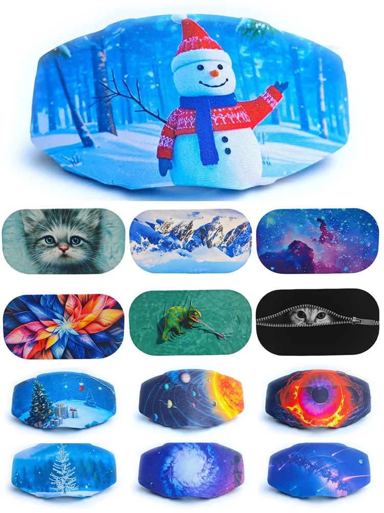 AliExpress Light Eyeglass Cover 2025 - High Stretch Material - Ski, Motorcycle glasses Protect Scratches - Four Season, Unisex, Easy Carry
