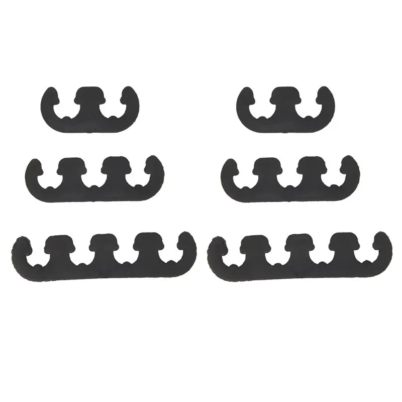 7Mm 8Mm Plastic Spark Plug Wire Separators Dividers Looms Universal Black Separators Dividers For Ford Chevy-A02G