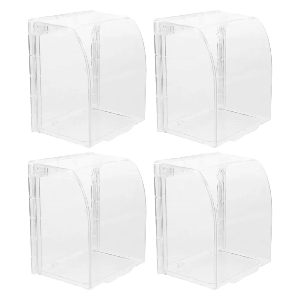 

4pcs Switch Socket Waterproof Cover Outlet Protector Transparent ABS Wet Proof Electrical Accessories Sturdy Material Easy