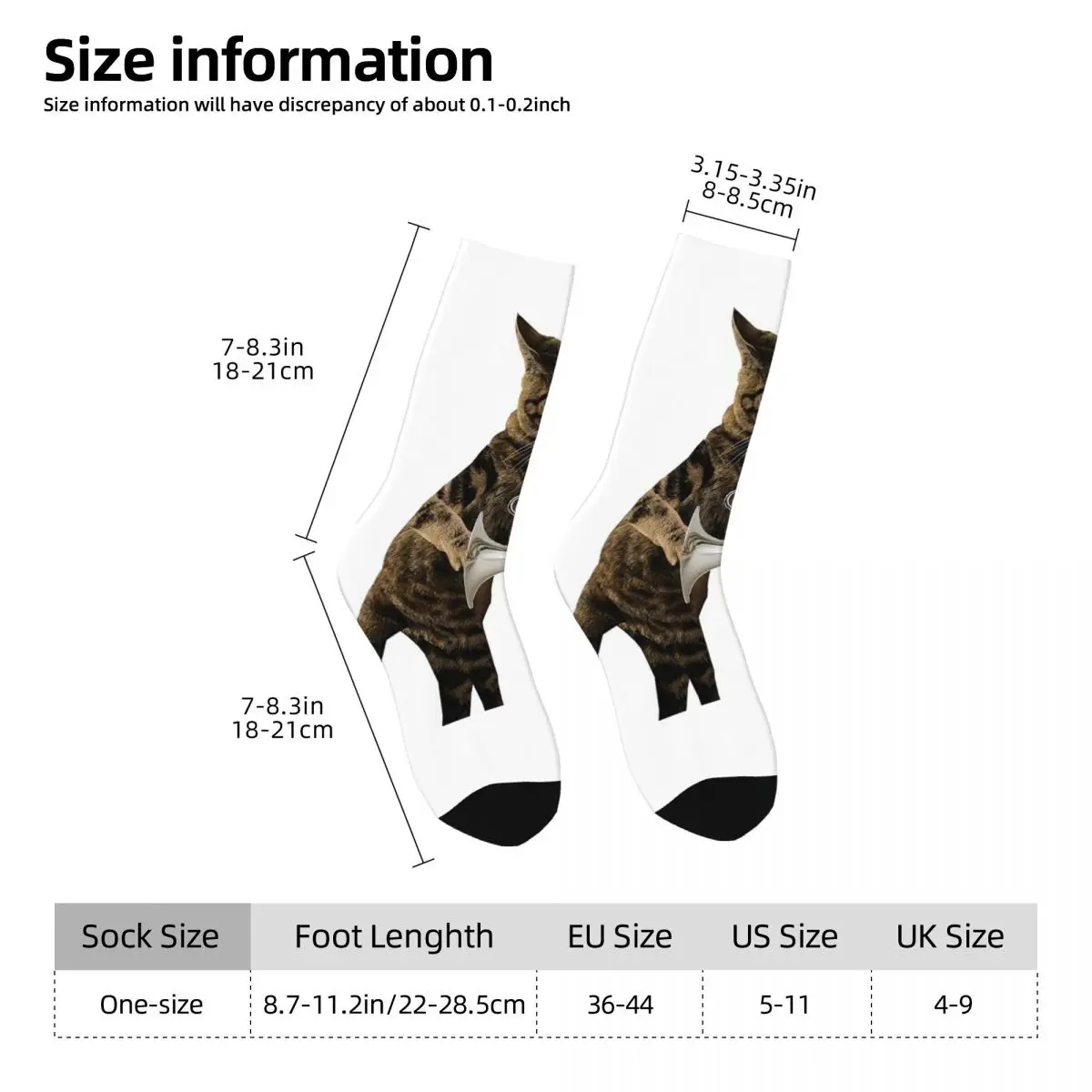 French Horn Player Socks Harajuku High Quality Stockings All Season Long Socks Accessories for Unisex Birthday Present