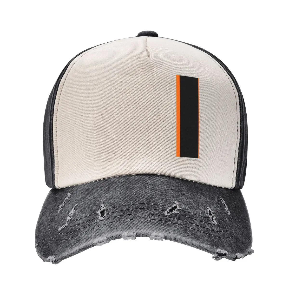 Luton Town Retro Home 1977 -78 White and Orange White Black Bars Baseball Cap Snap Back Hat fishing hat Girl'S Hats Men's