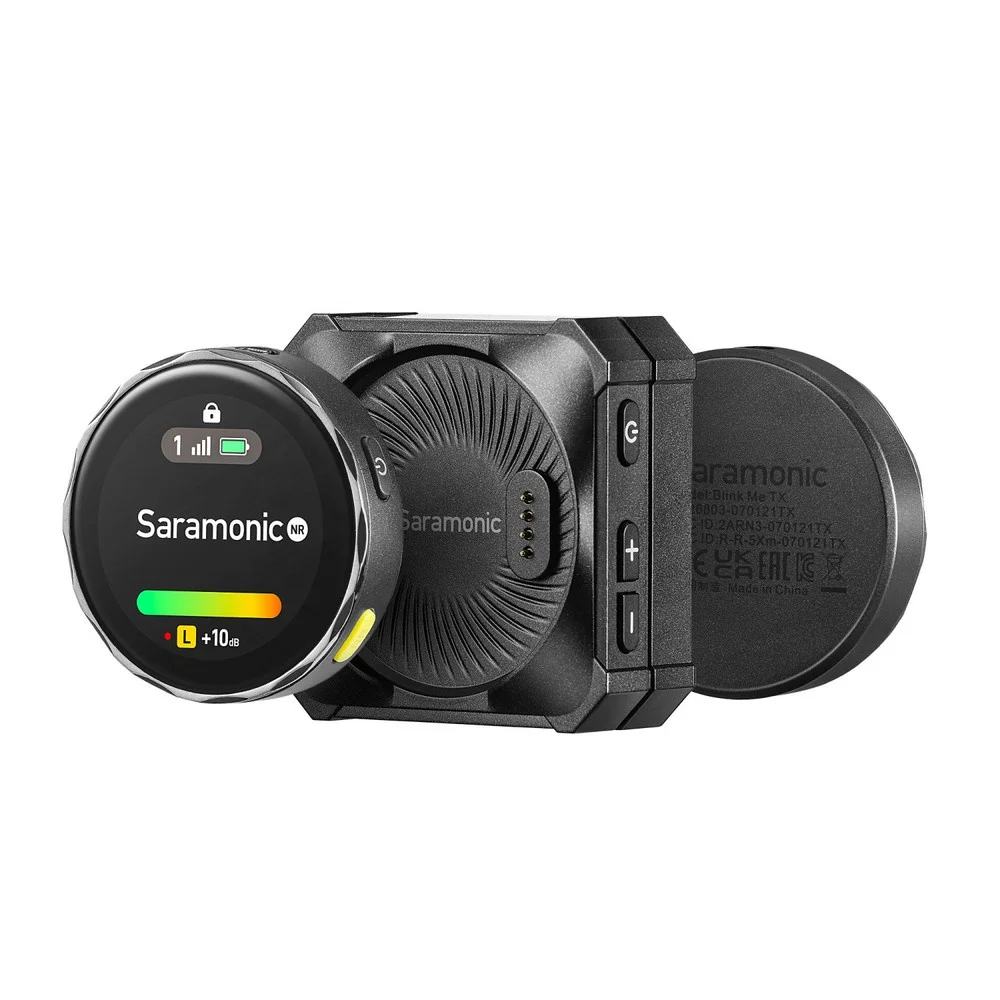 Saramonic BlinkMe B2 2.4GHz Wireless Smart Microphone with Touchscreen Customizable Transmitter and On Board Recording