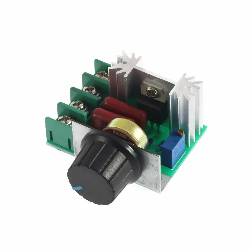 AC 220V 2000W SCR Voltage Regulator Dimming Dimmers Motor Speed Controller Thermostat Electronic Voltage Regulator Module