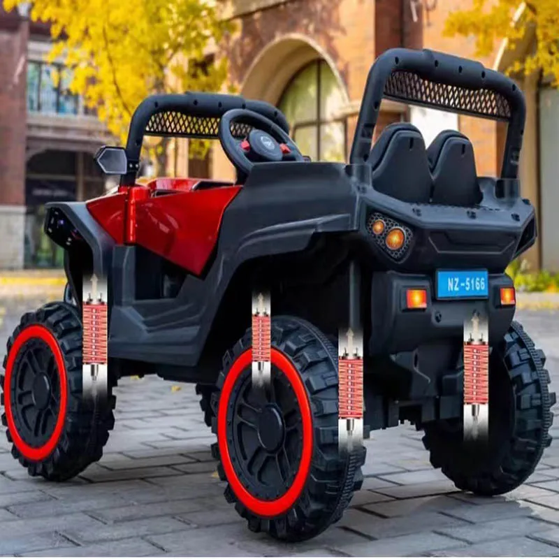 4WD Electric UTV Cell Phone Remote Control Rod Children's Buggy