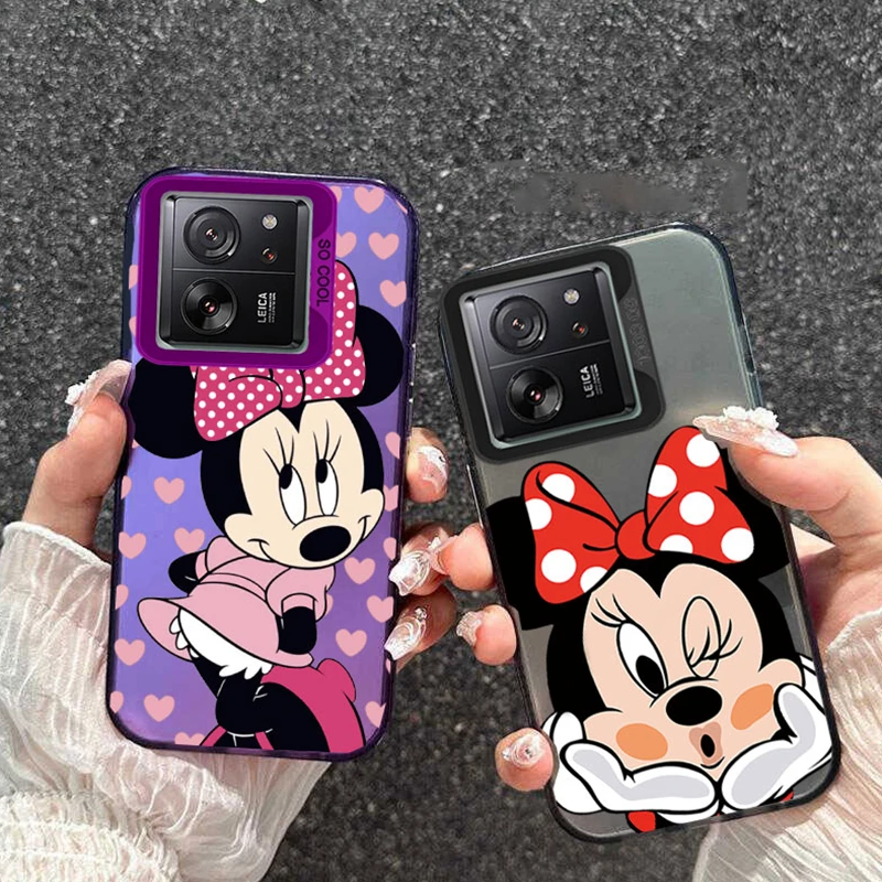 Coque de téléphone Minnie Mouse Donald Duck Destroy AndrPhone, Xiaomi Mi 14T 13T 11 Lite Redmi 10 12 Note 10 11 12 Pro 4G Casque X5 Pro M5S Cover