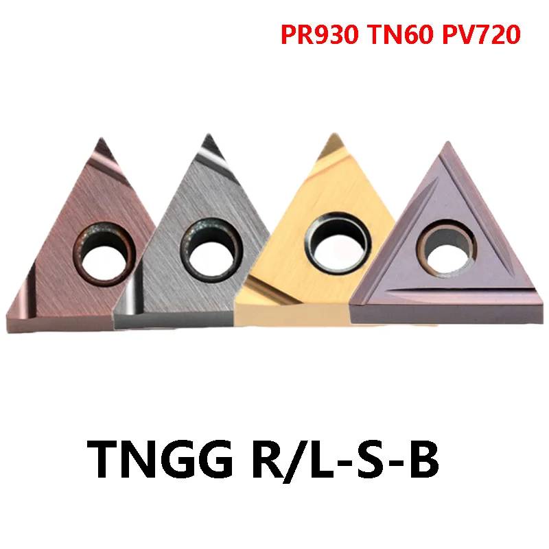 TNGG TNGG160404R-B TNGG160402R-S TN60 TNGG160401R-S TN620 PV720 PR930 CNC Carbide Inserts TNGG160402 TNGG160404 L-S-B R-S-B