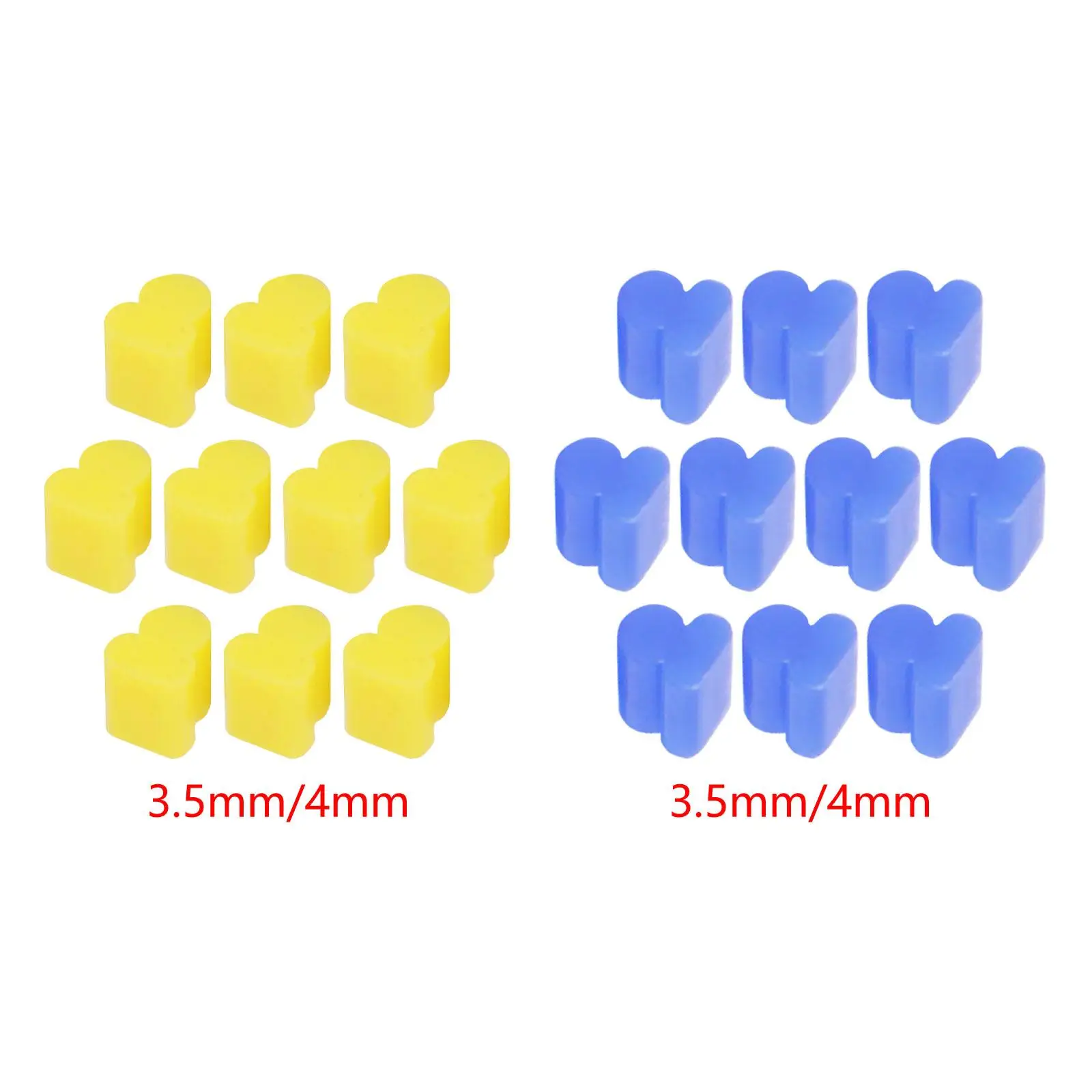 10Pcs Alto French Horns Silicone Pads Parts Noise Resistant Rotary Valves Horns Piston Practice Tool Accessories for Euphonium