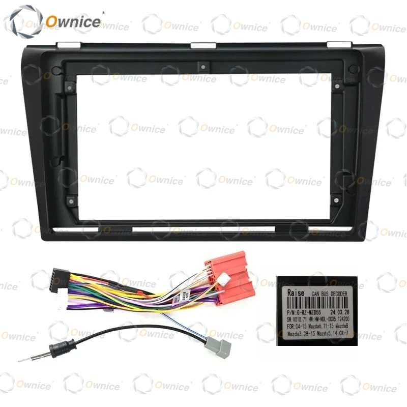 Ownice Car Radio Fascia Frame for Mazda 3 Mazda3 BK Axela 2003 - 2013 9