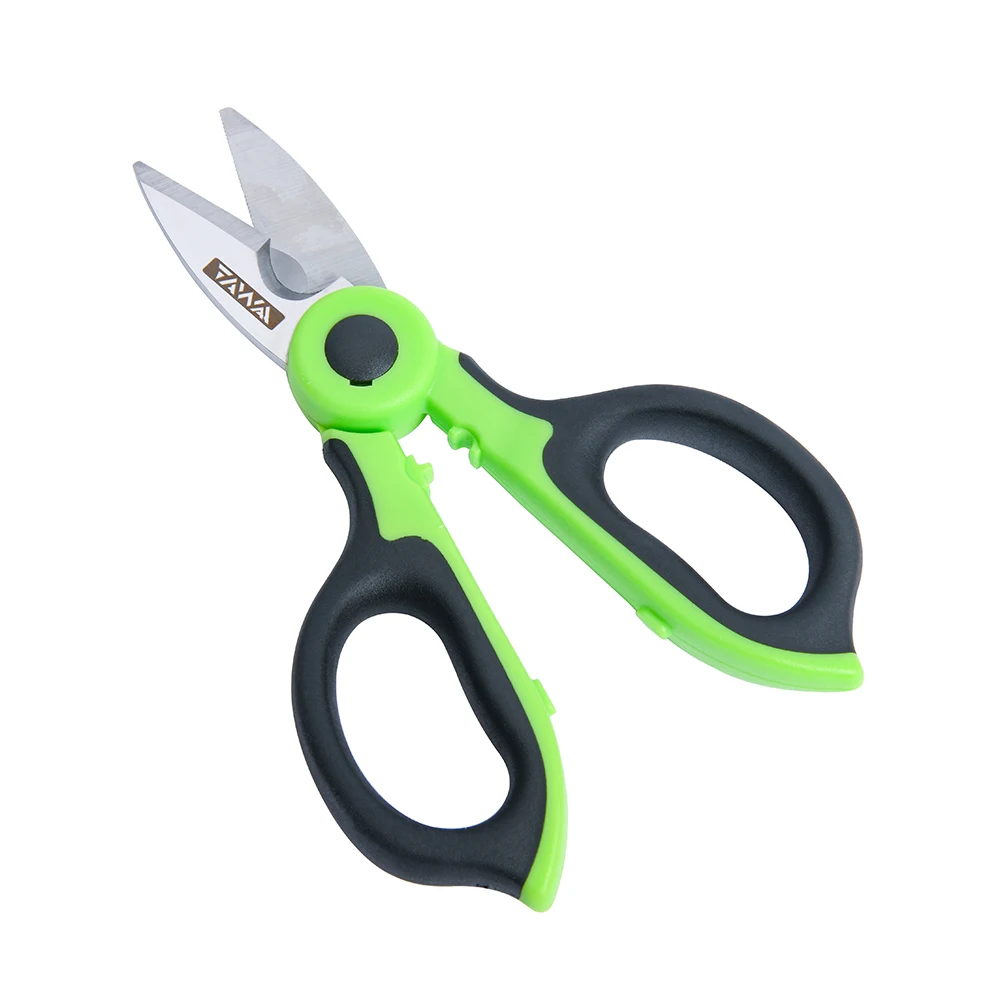 TAWAA KS-K2 Portable Fiber Optic Kevlar Cutter Serrated Kevlar Scissors Stainless Steel Blade for Non-slip Sharp Durable Cutting