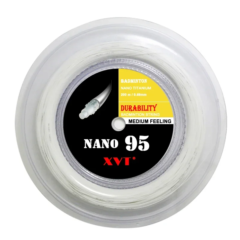 

NANO 95 High Quality Medium felling Badminton String/ Racket String 200 meters 30lbs