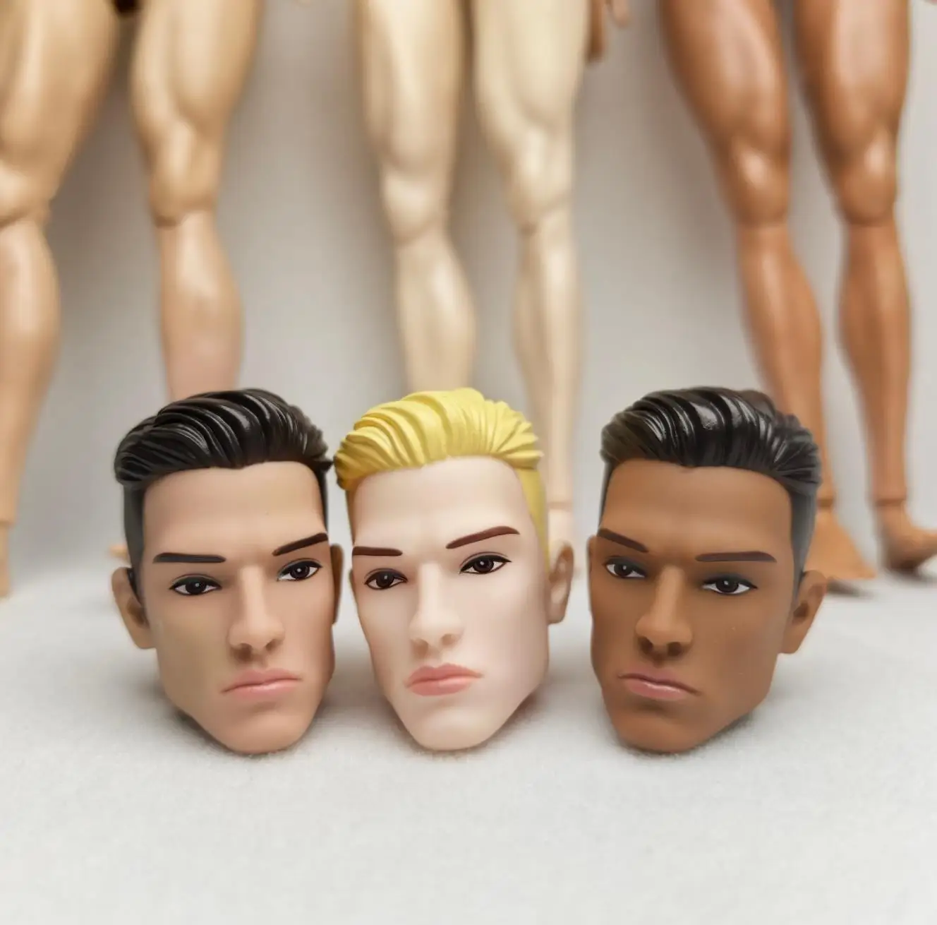 1/6 ذكر دمية رئيس 35 سنتيمتر الارتفاع رجل إكسسوارات دمي أبيض/عادي/أسمر الجلد Diy بها بنفسك فستان ملحقات لعبة #2