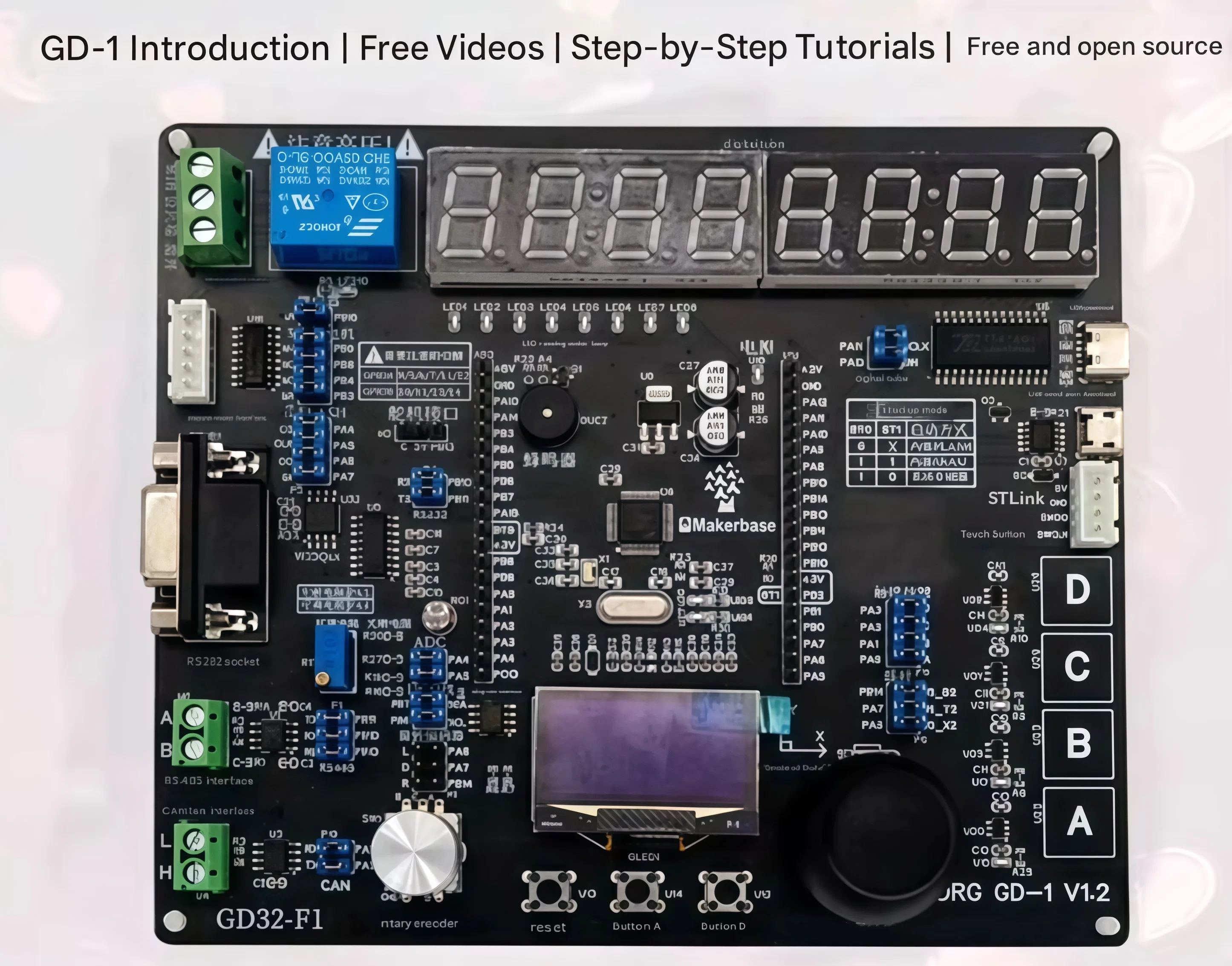DRG Dr. Gao GD-1 GD32 Development Board: STM32 Domestic Replacement