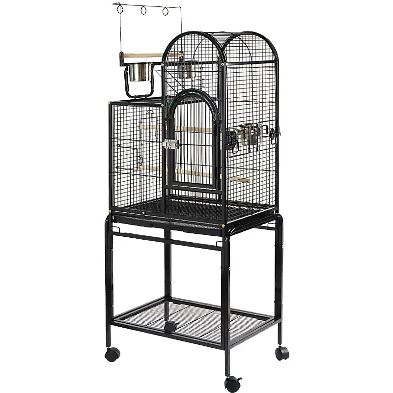 Pet beauty luxury parrot bird cage tiger skin Xuanfeng special splash-proof  starling home villa factory direct sales