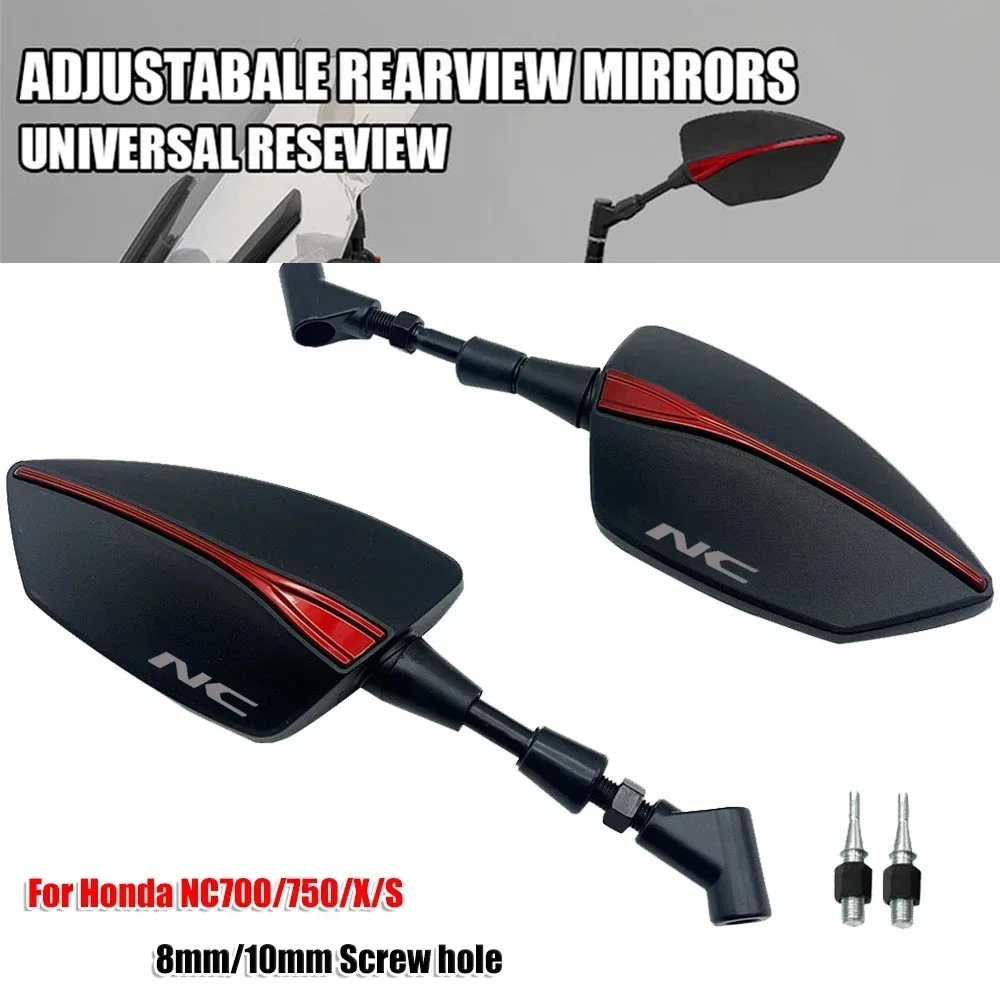 For Honda NC700 NC700S NC700X NC750 NC750X NC750S NC 750 X 700 S 750X 750S 700S 700X Side Mirror Rearview Mirrors Accessories