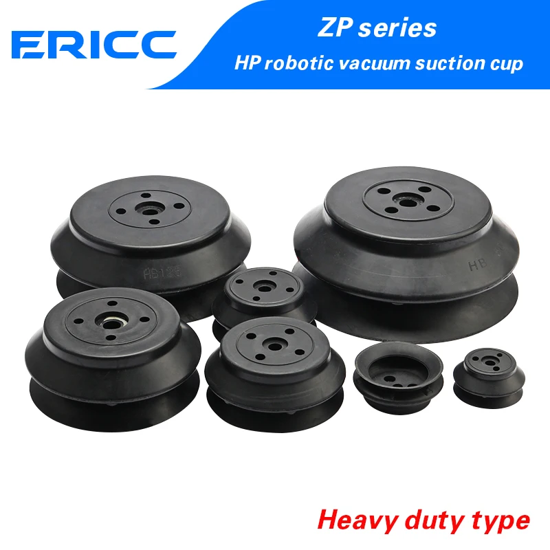 ذراع ميكانيكية كوب شفاط المكنسة الكهربائية الصناعية ZPT-HB40/50/63/80/100/125 طبقة مزدوجة من السيليكون للخدمة الشاقة الهوائية