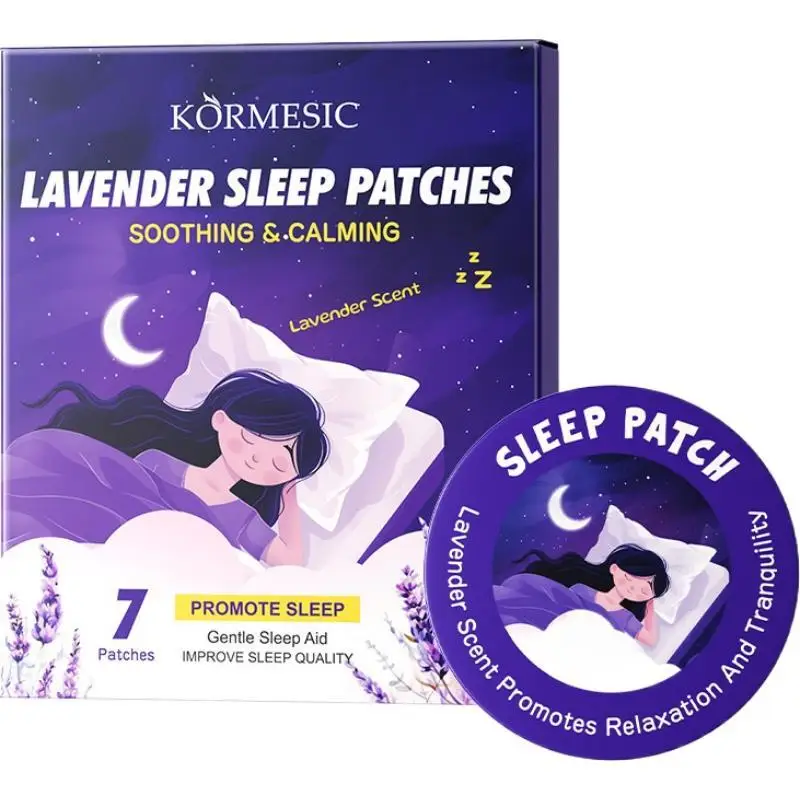 Lavender Sleep Patches for Adults Essential Oil Scented Stickers Sleep Aid, Natural Plant Based Sleep Support Lavender  Patches