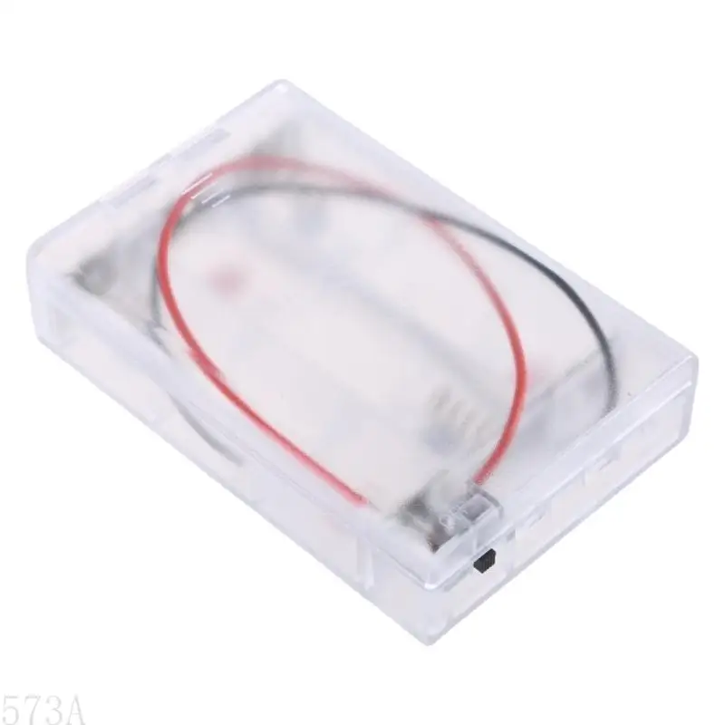 Caja almacenamiento batería 573A 18650 con cable alambre, metralla placa metal para conexión del dispositivo y