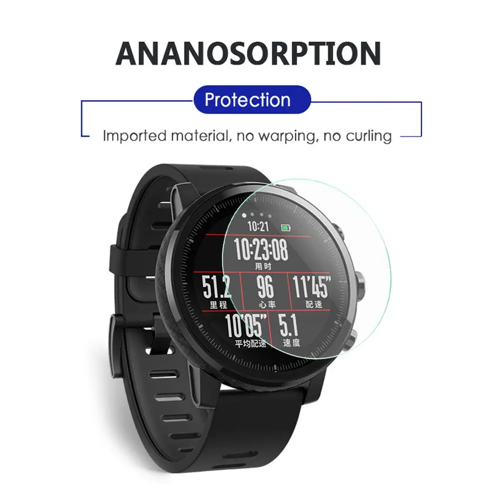 Защитные пленки премиум-класса HD 9H для Huami Amazfit Pace Stratos Verge Lite, защитные пленки из закаленного стекла
