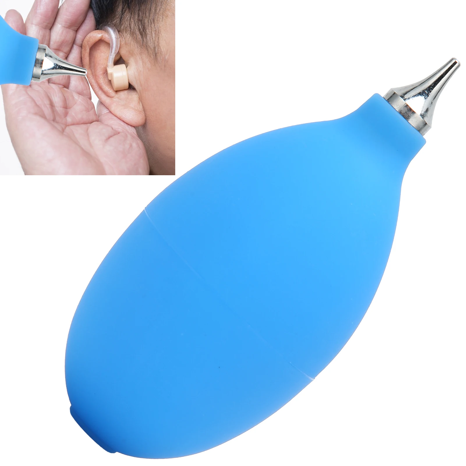 مساعدات للسمع منظف الغبار مساعدات للسمع منفاخ الهواء منظف الغبار صيانة السيليكون تنظيف الكرة مضخة منفضة