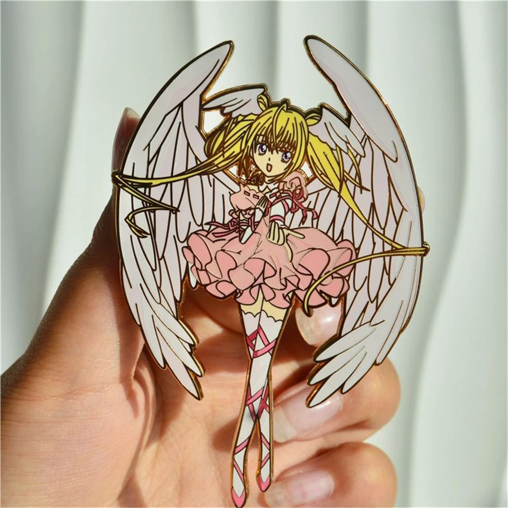Anime Shugo Chara Seraphic Charm Cosplay Costume Badge Pin Accessories Backpack Pendant Metal Brooch Gift