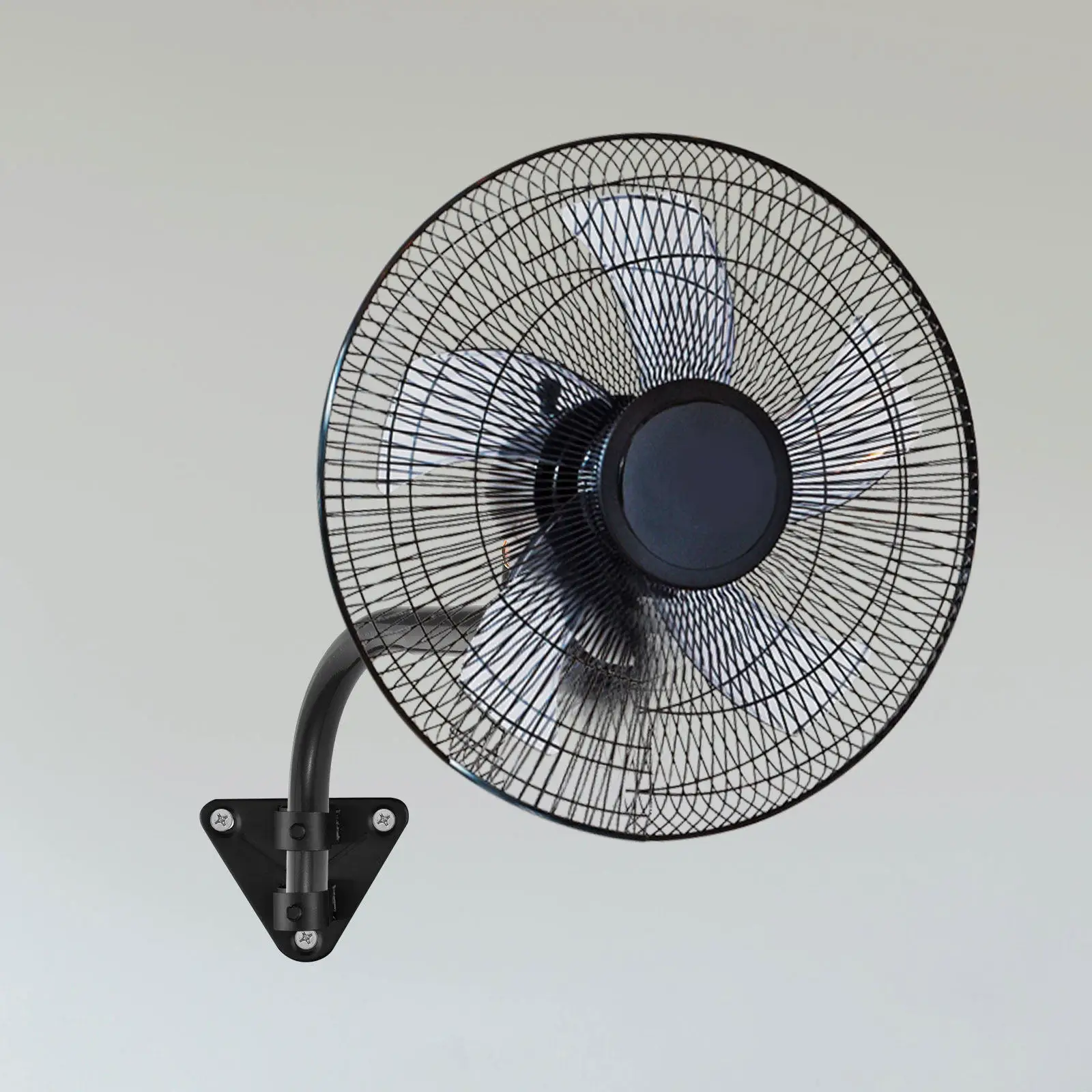 Electric Fan Wall Bracket Heavy Duty Iron Bent Rod Replacement Mounting Bracket Stable Wall Fan Rack Installation Tool view 6