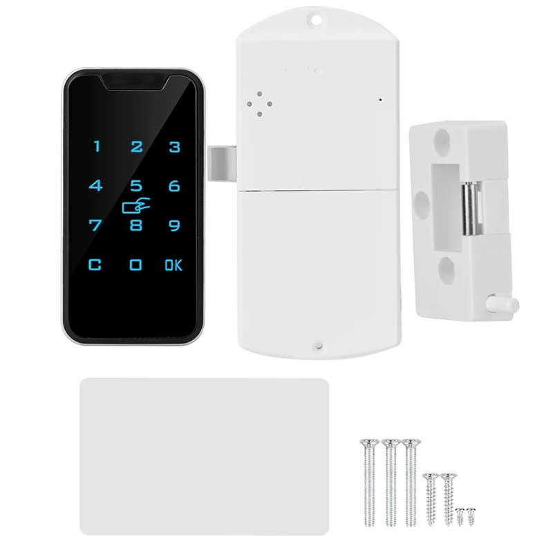 

Home Smart Digital RFID Password Lock Contact Keypad Electronic Cabinet Lock Office Smart Lock