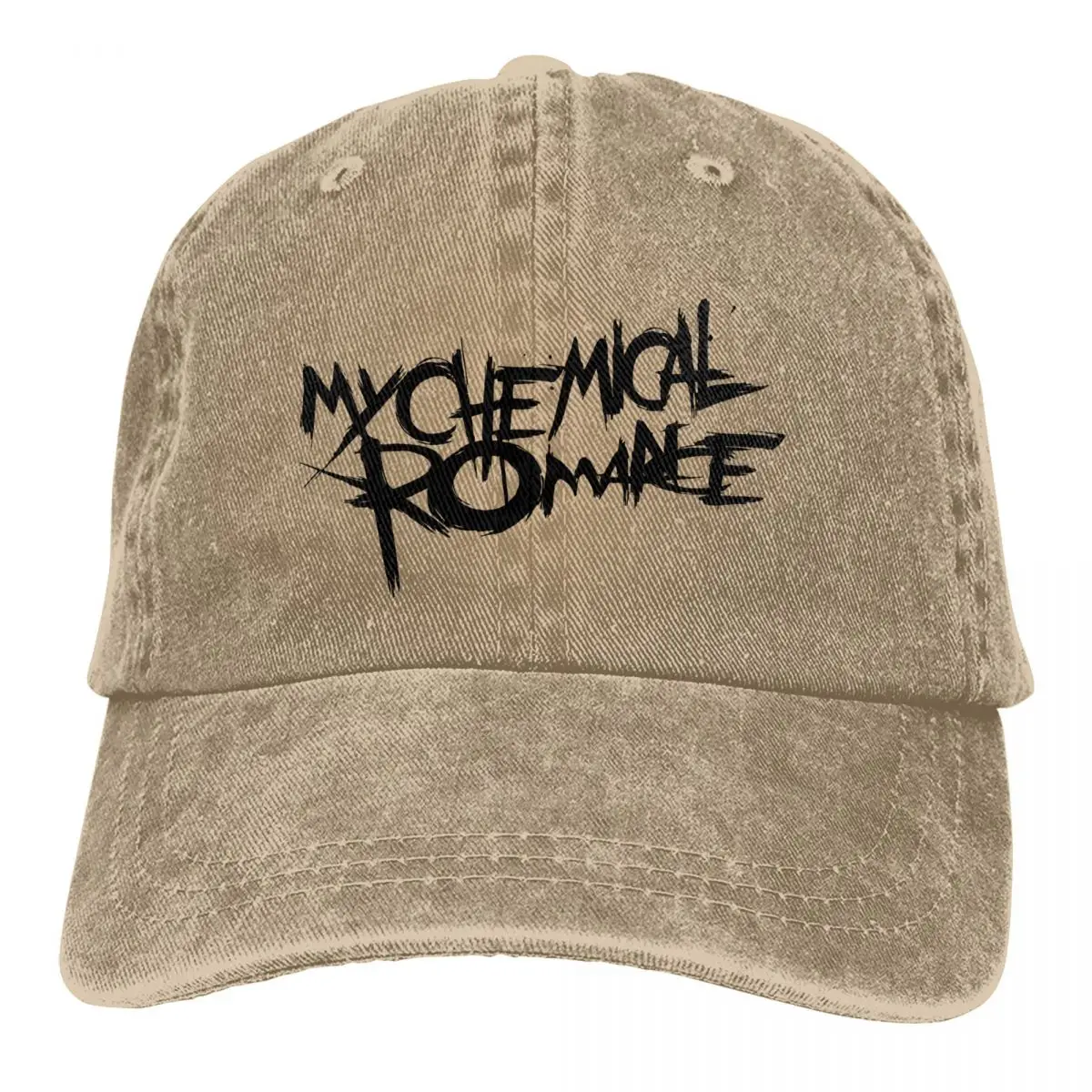 

My Chemical Romance Baseball Cap Vintage Distressed Washed Sun Cap Unisex Style Outdoor Summer Unstructured Soft Hats Cap