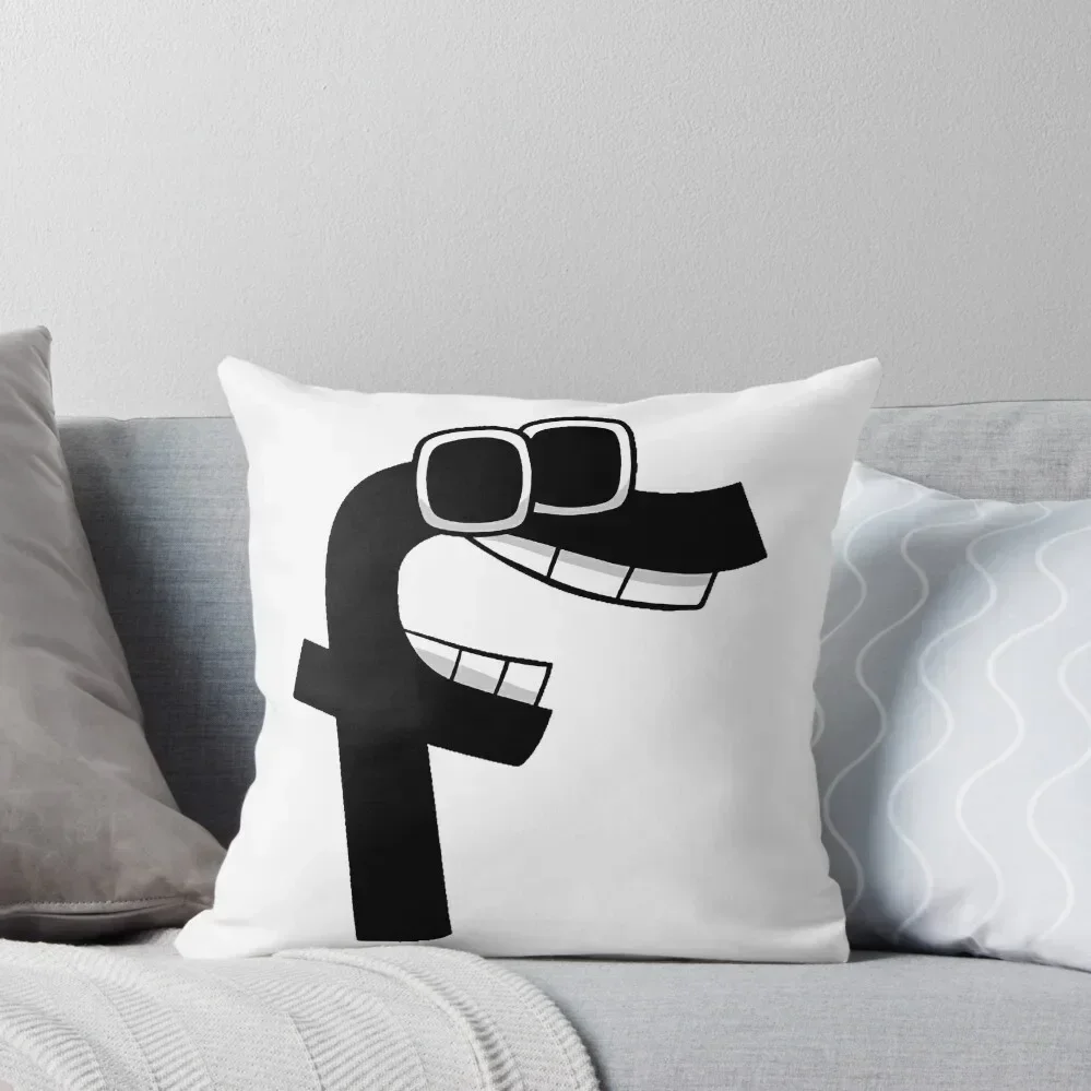 

Alphabet Lore F Cool Merch Throw Pillow sleeping pillows Room decorating items Sofa Covers For Living Room pillow