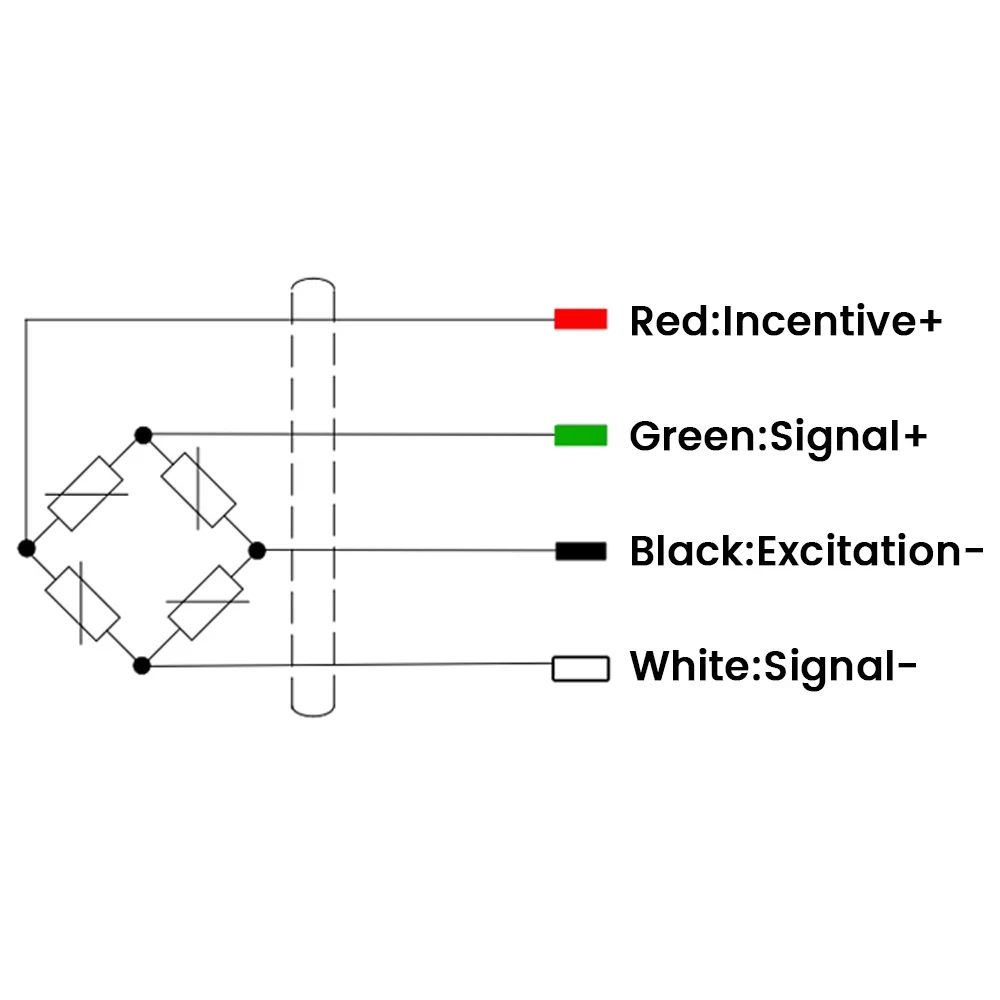 محول قوة الشد جهاز قياس الوزن بقوة مصغرة DYMH-160 113 خلية تحميل عالية الدقة مع كابل