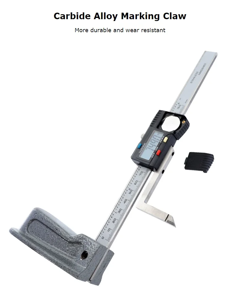 6 inch 0-150mm 0.01mm Digital Electronic Height Gauge 0-150mm Electronic Stainless Steel Calipers Measuring Tools