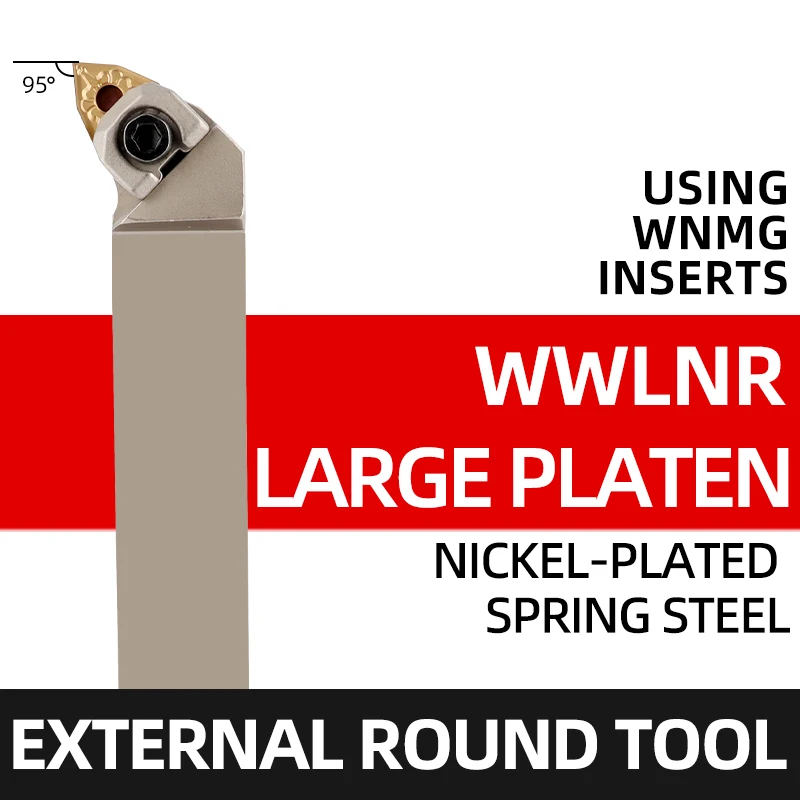 

WWLNR1616 WWLNR2020 WWLNR2525 WWLNR3232 herramienta de torneado externo WWLNR WWLNL barra de torno soporte de torneado herramien