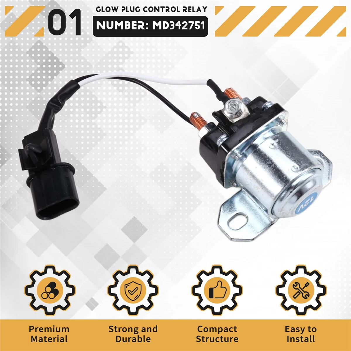 

NEW_Car Glow Plug Control Relay for Mitsubishi Challenger Galant