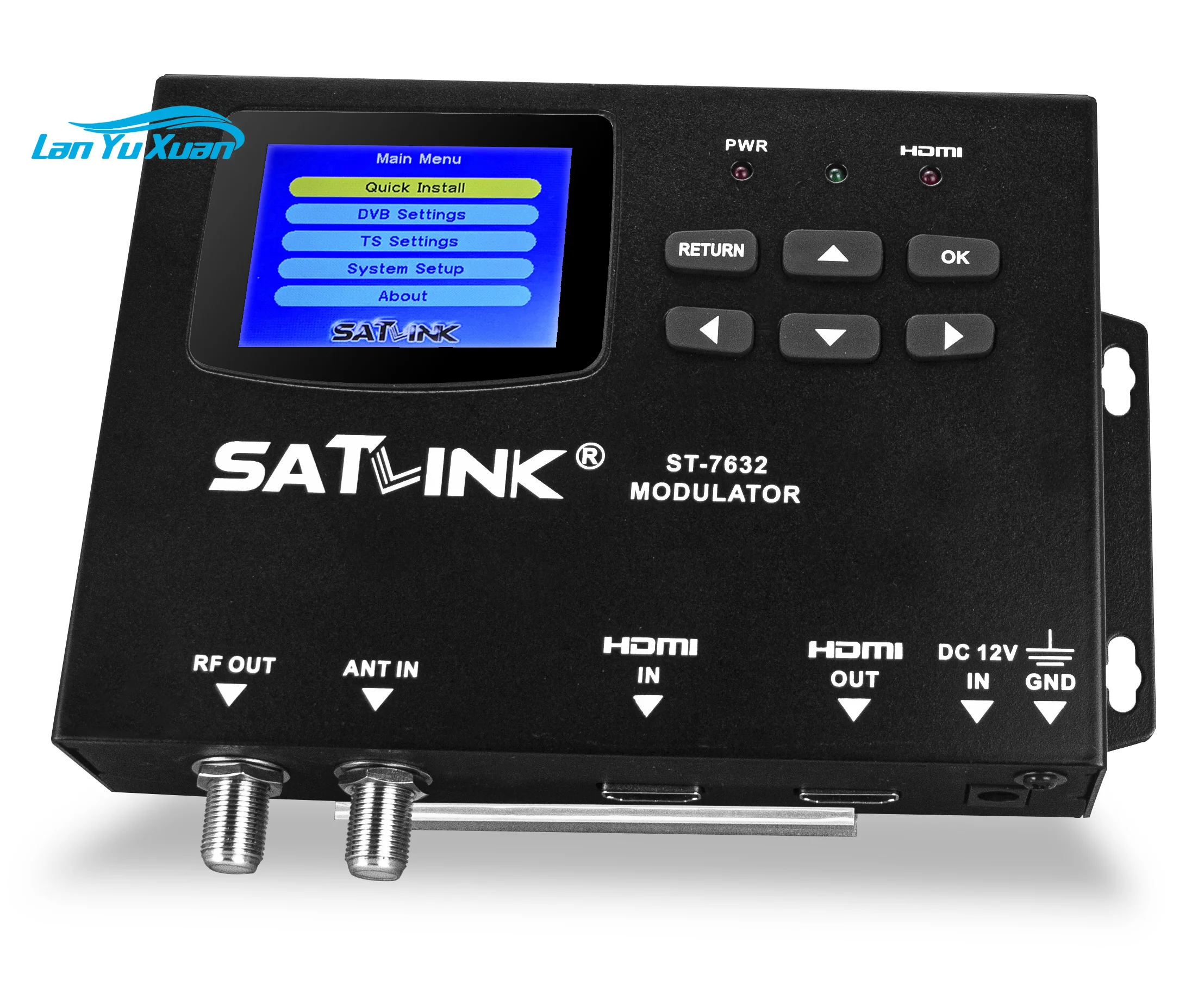 HDM  I  Input and  RF DVB-T DVB-C ISDB-T  Optional Output Modulator