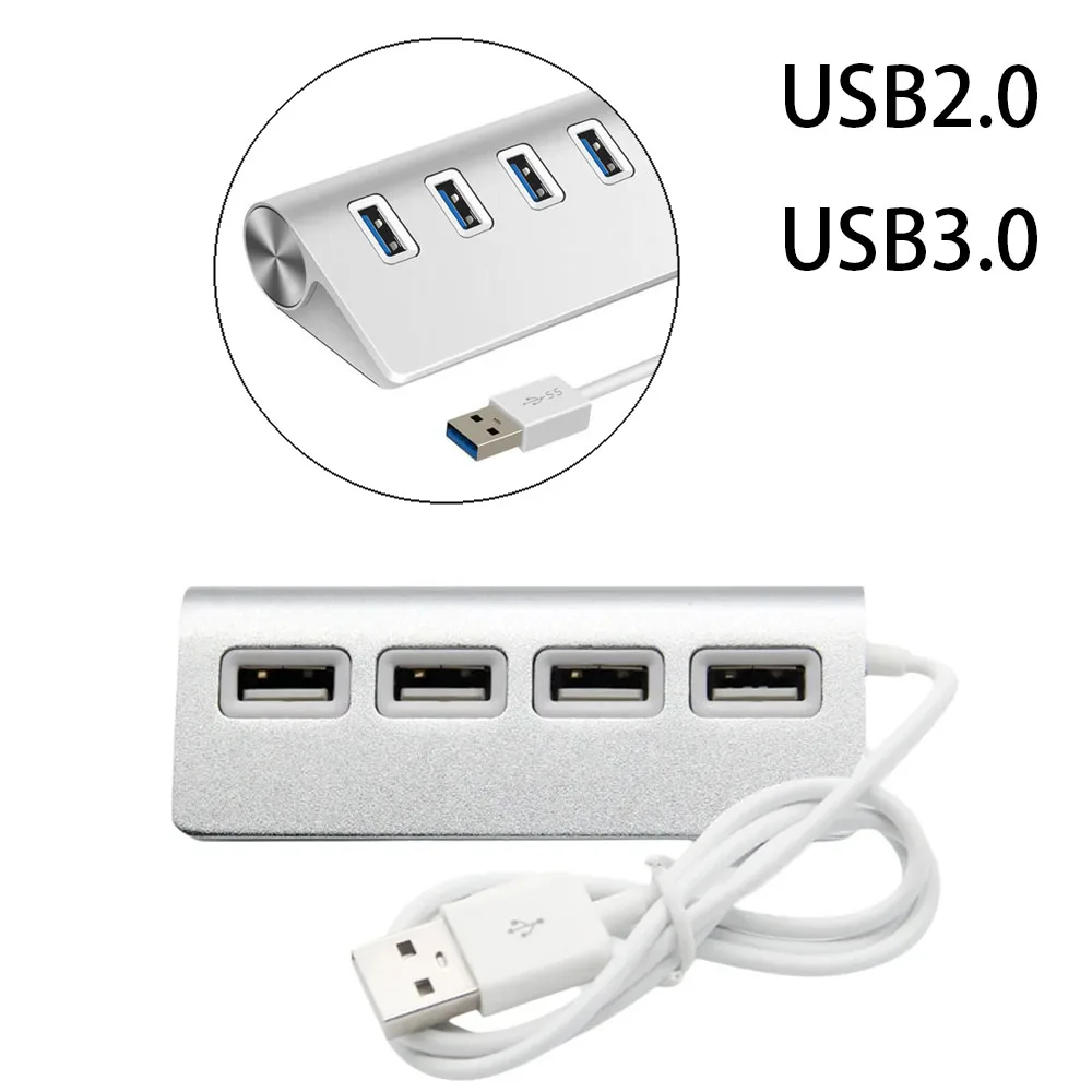 

HT44D USB Hub 3.0 Splitter USB 3.0 Hub Splitter With Power Adapter 4/7 Port Multiple Expander USB For PC Computer Accessories