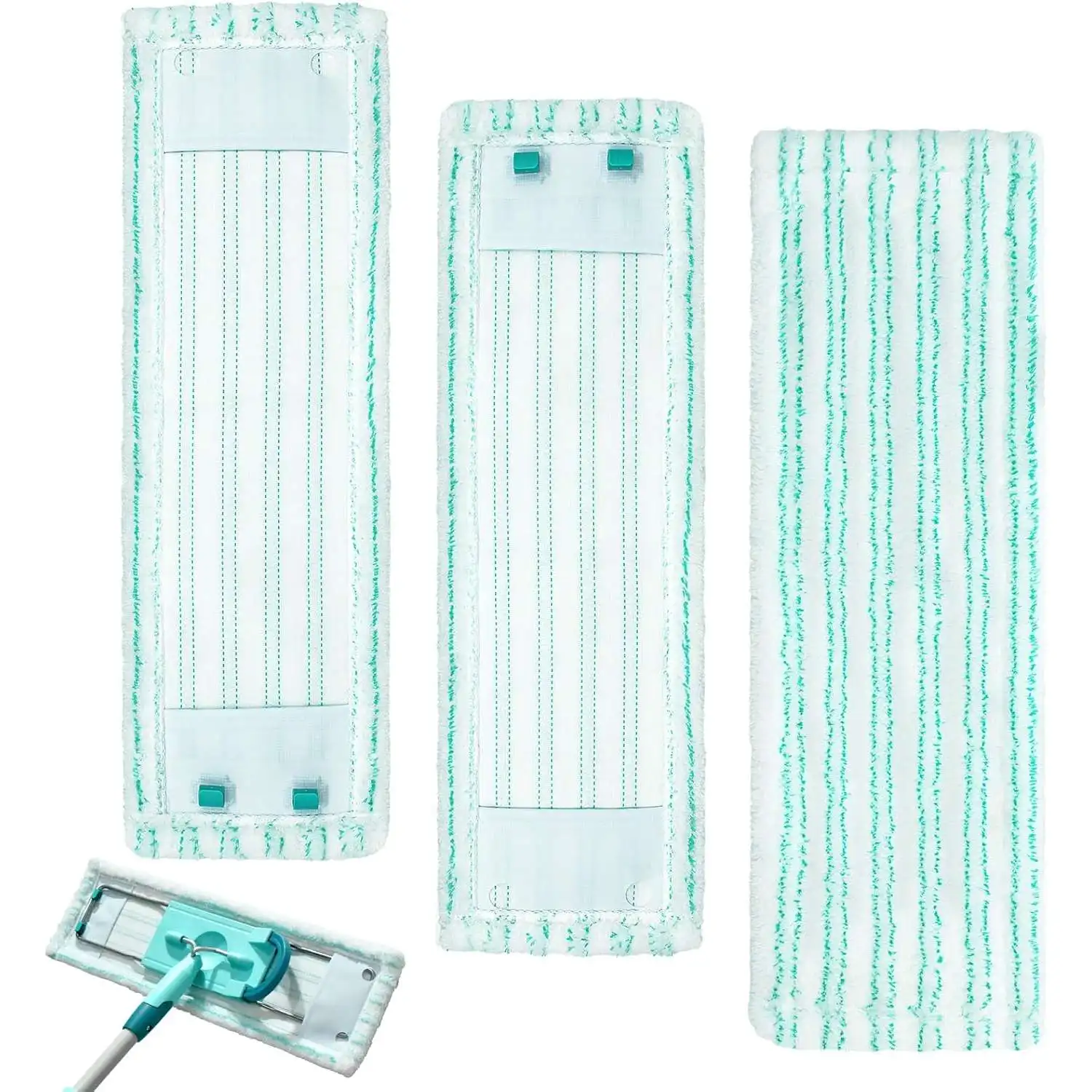 Funda de Recambio Mopa para Leifheit Profi XL/Leifheit Profi, paño de fregona Profi XL Micro Duo, almohadillas de fregona de microfibra para todos los pisos
