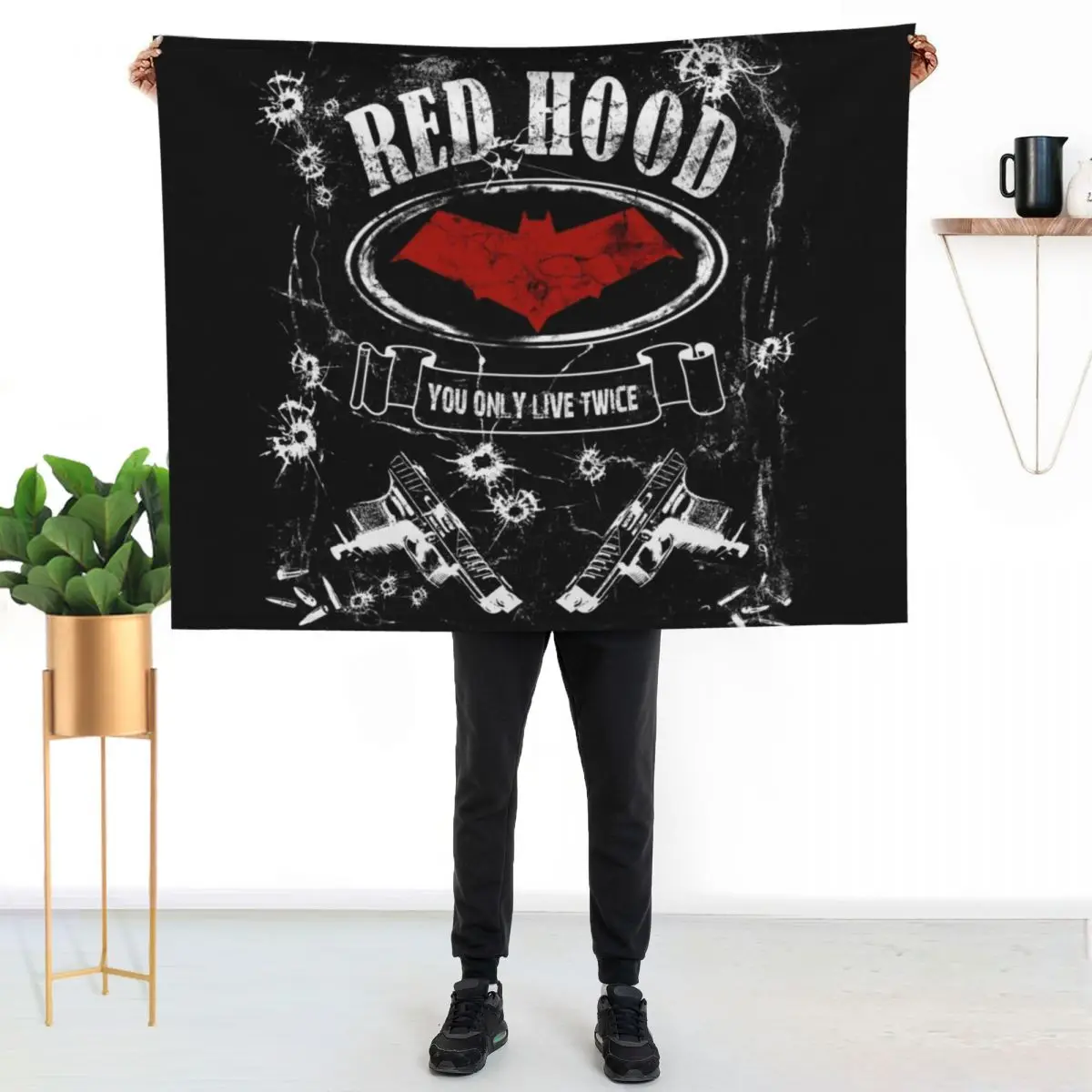 Red Hood - label whiskey style Throw Blanket Luxury Throw for sofa Luxury St Blankets Sofas Of Decoration Summer Blankets
