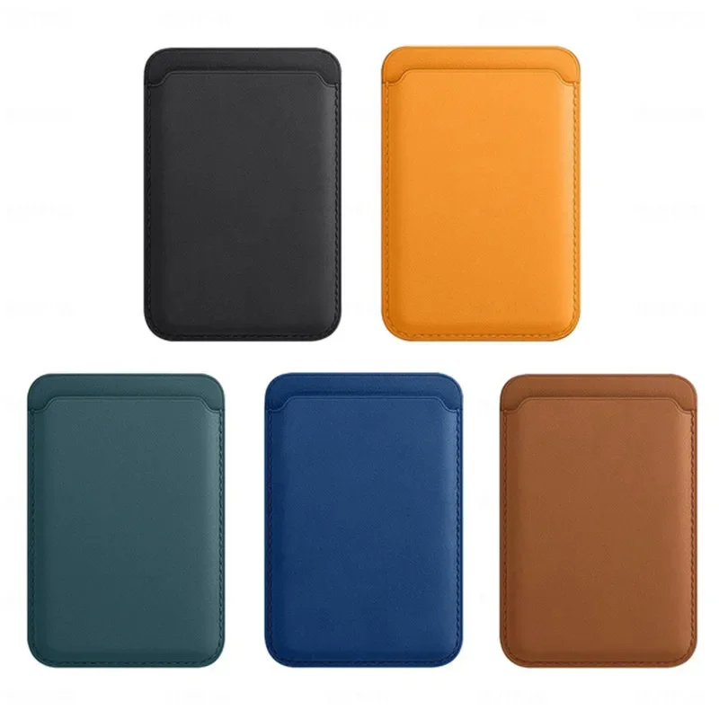 Magnetic Leather Wallet Card Holder Macsafe Phone Stand for Magsafe IPhone 15 14 13 Pro Max Mac Safe Support Telephone Bracket